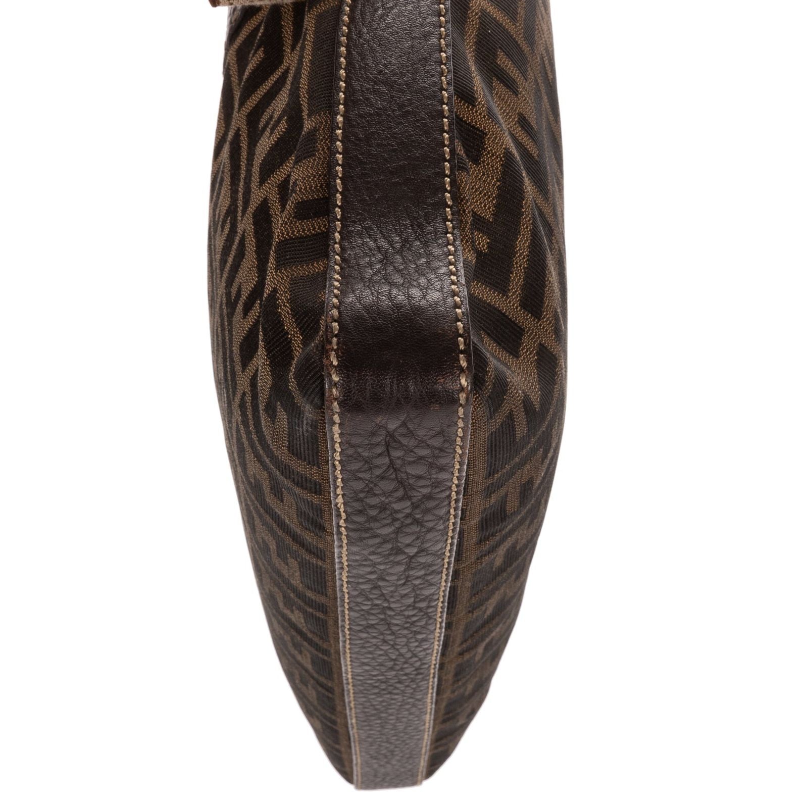 Fendi Selleria Brown Zucca Canvas Shoulder — view 7