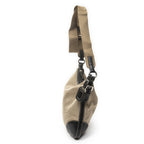 Prada Jacquard Messenger Crossbody Black Beige Canvas — view 3