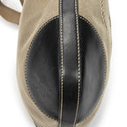 Prada Jacquard Messenger Crossbody Black Beige Canvas — view 7