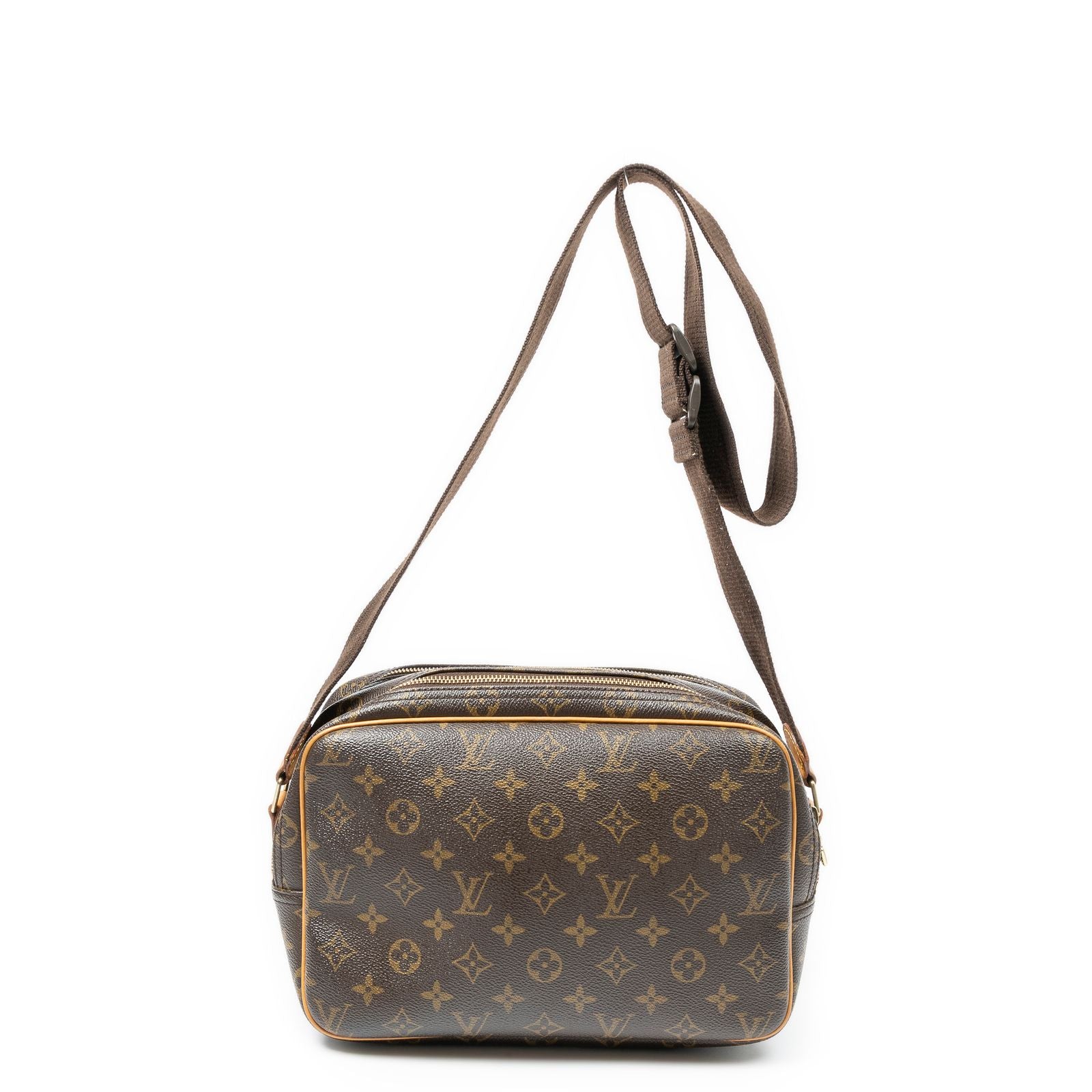Louis Vuitton Reporter Brown Monogram Canvas Shoulder — view 5