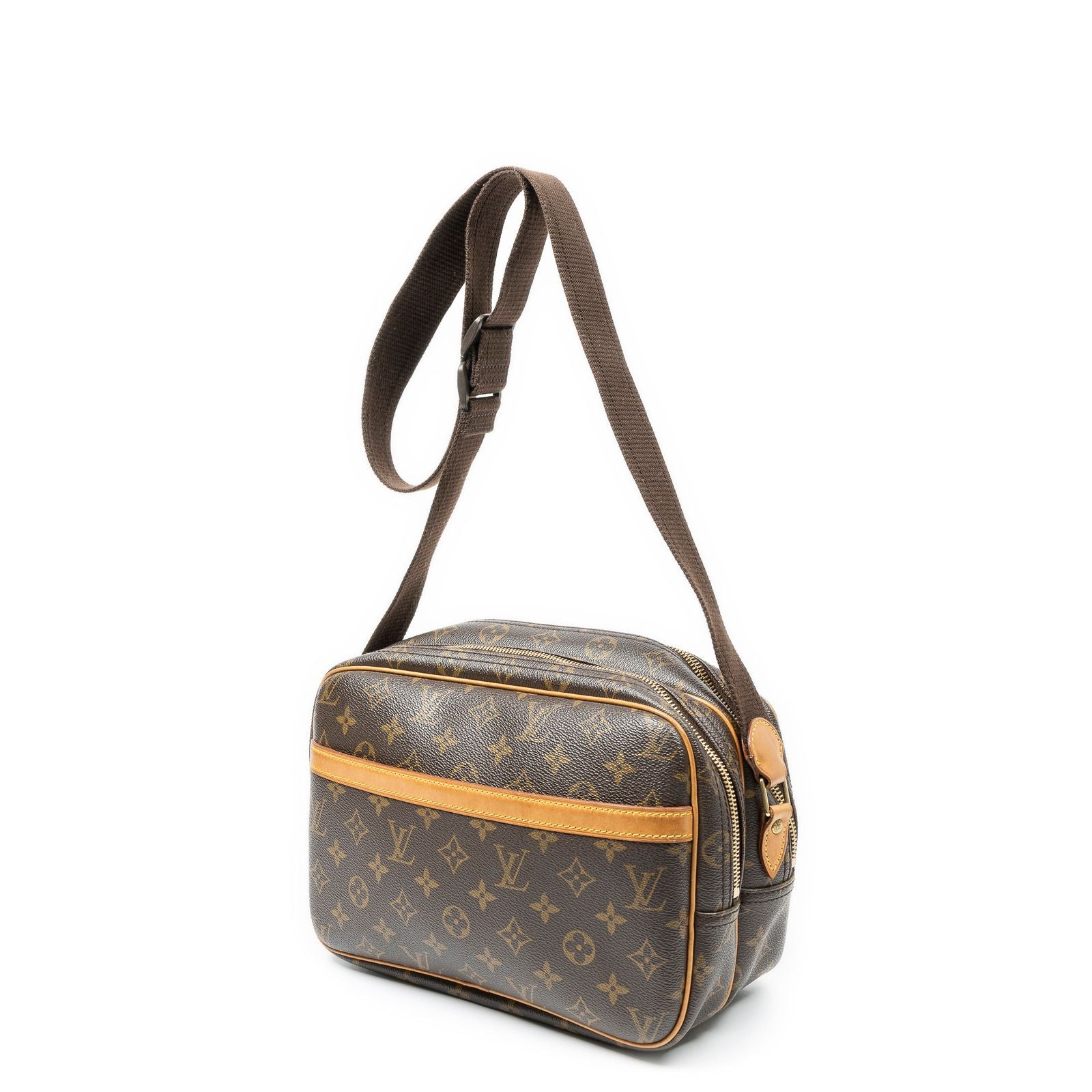 Louis Vuitton Reporter Brown Monogram Canvas Shoulder — view 2