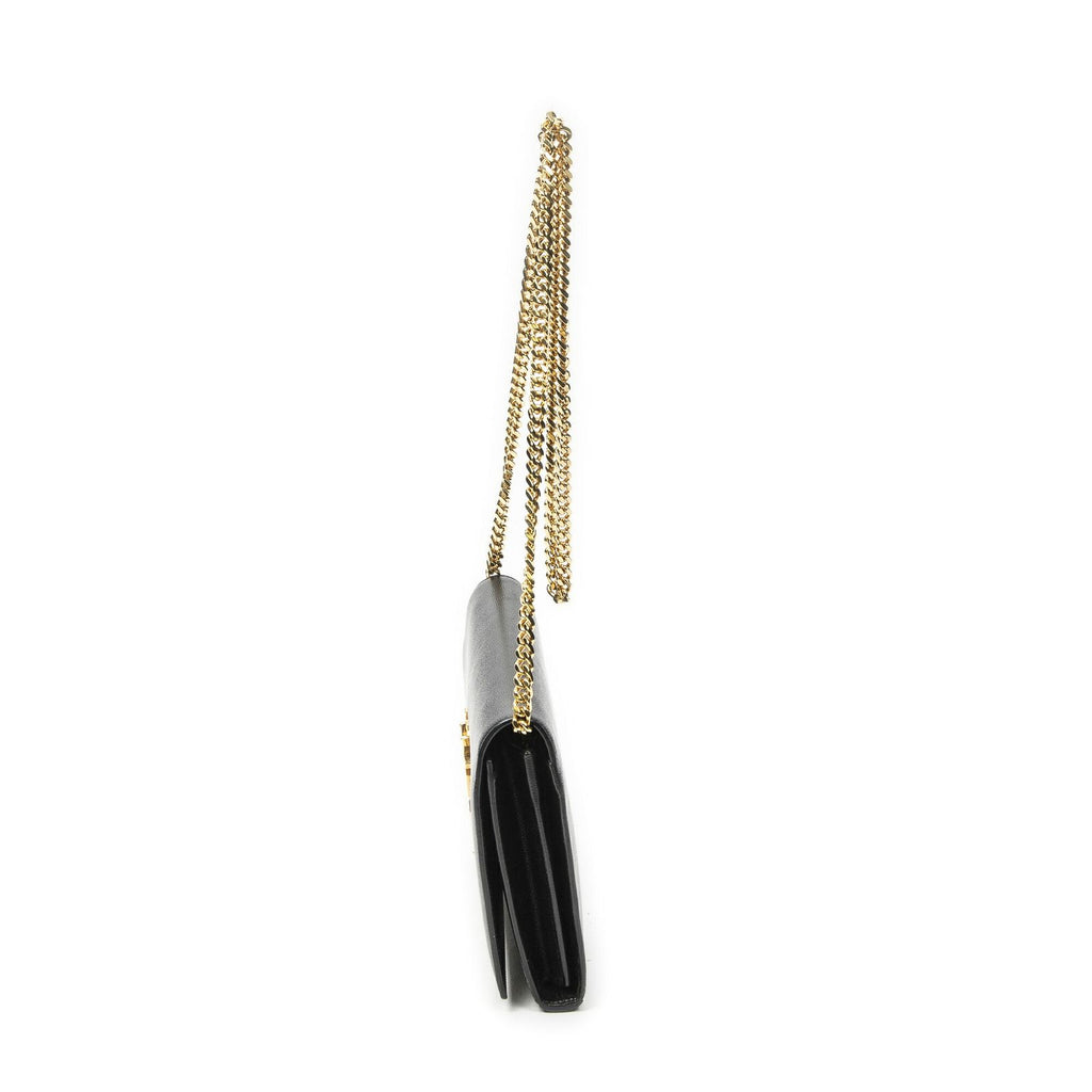 Saint Laurent Star Kate Chain Black Gray Dollar Leather Shoulder — view 3