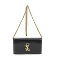 Saint Laurent Star Kate Chain Black Gray Dollar Leather Shoulder