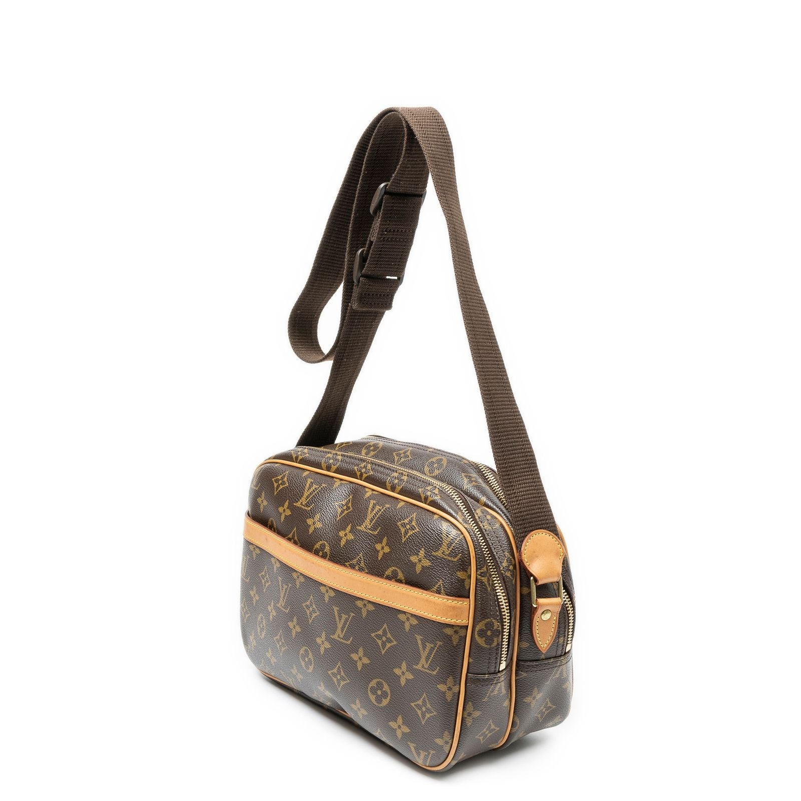 Louis Vuitton Reporter Brown Monogram Canvas Shoulder — view 2