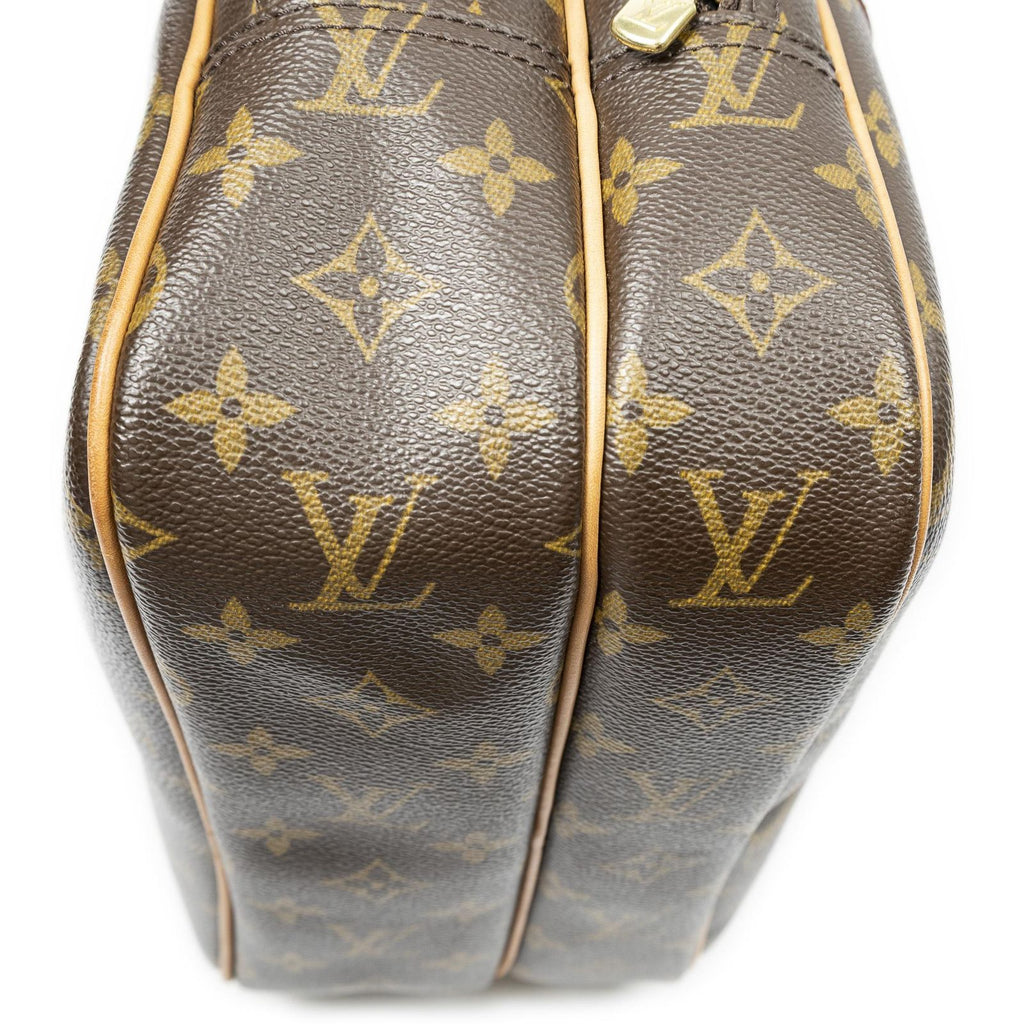Louis Vuitton Reporter Brown Monogram Canvas Shoulder — view 8