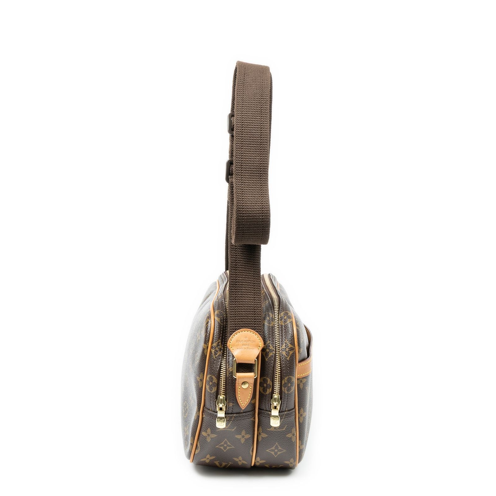 Louis Vuitton Reporter Brown Monogram Canvas Shoulder — view 4