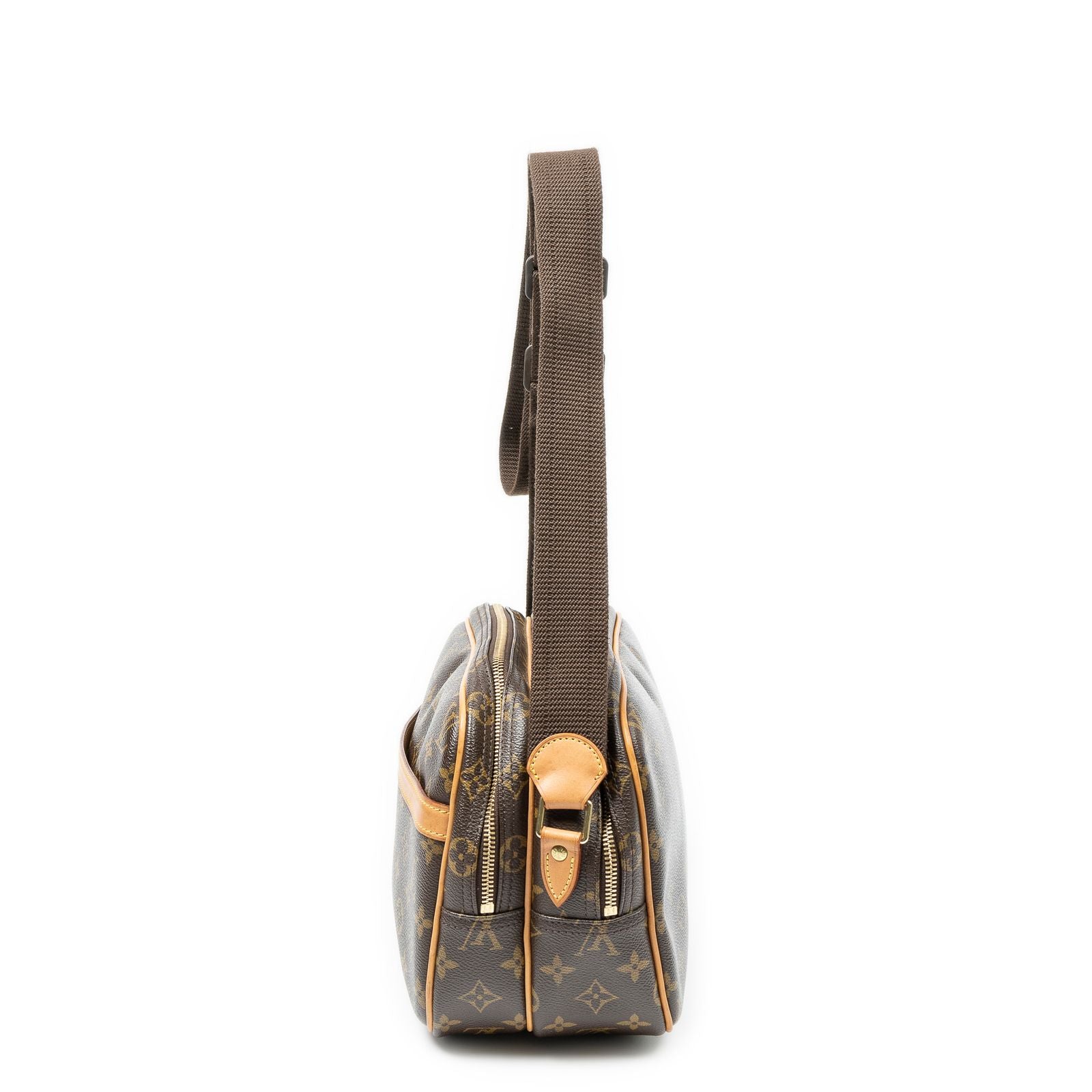 Louis Vuitton Reporter Brown Monogram Canvas Shoulder — view 3