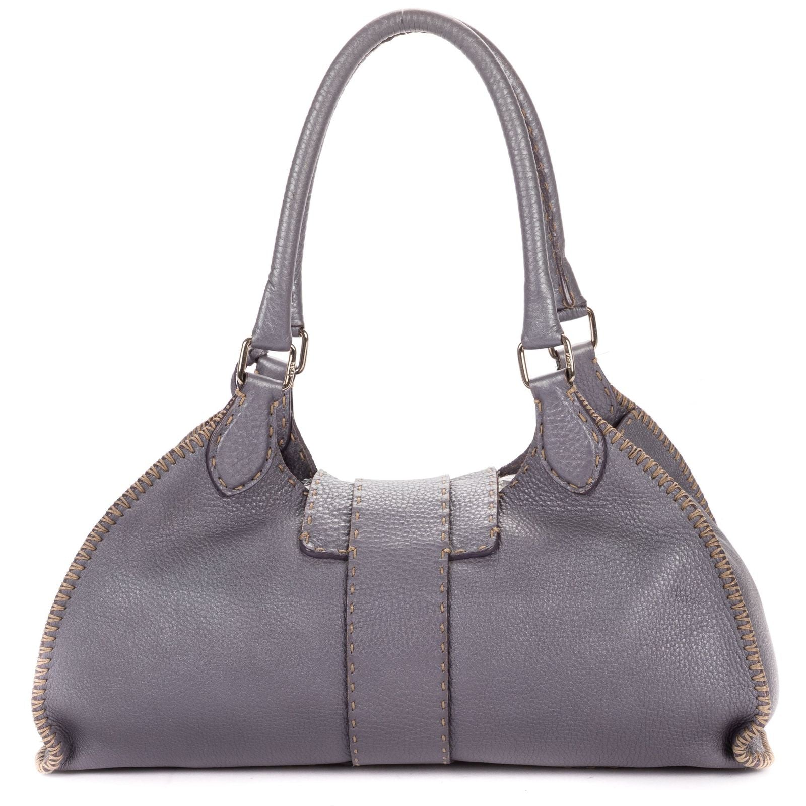 Fendi by the Way Top Handle Purple Grain Calf Leather — view 5