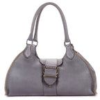 Fendi by the Way Top Handle Purple Grain Calf Leather