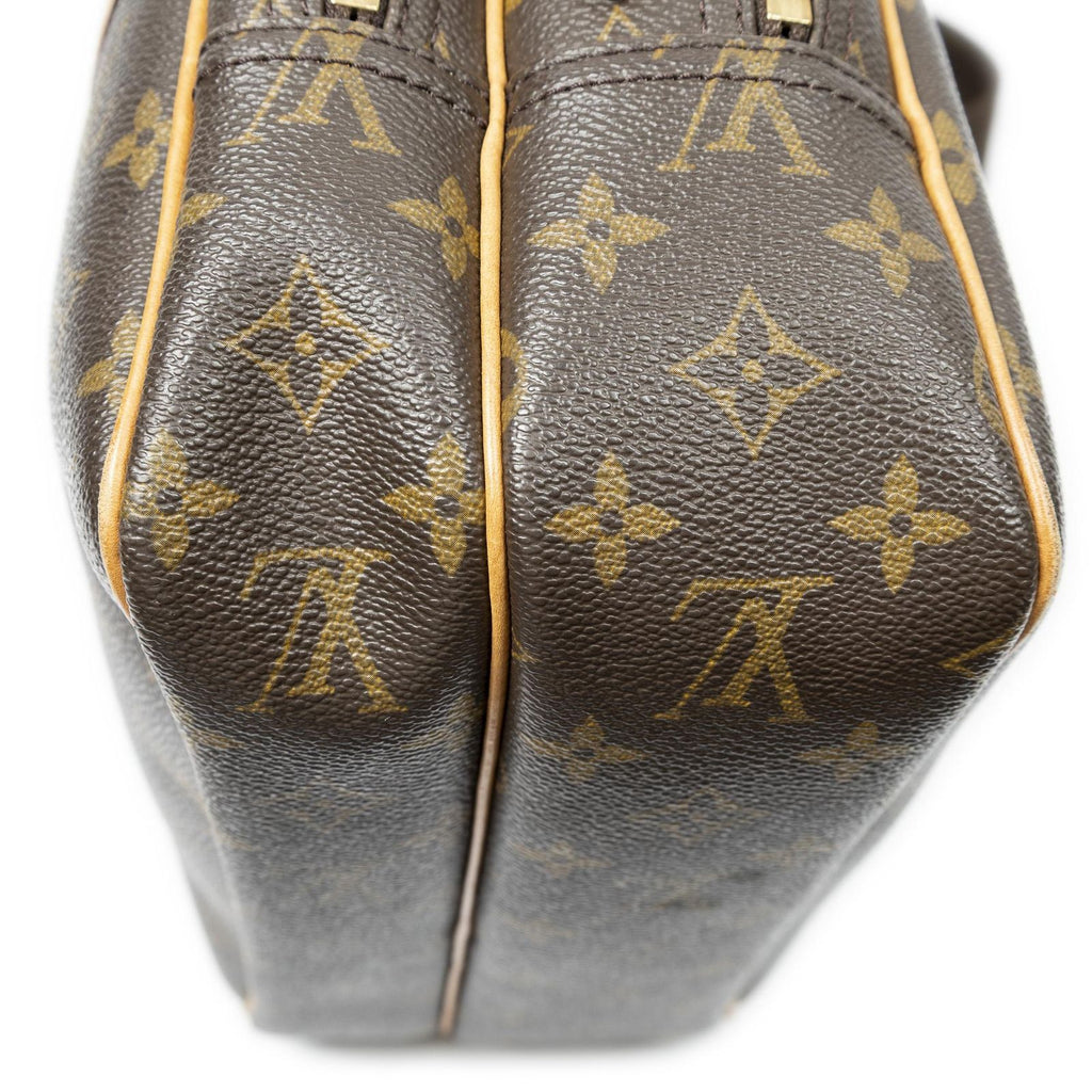 Louis Vuitton Reporter Brown Monogram Canvas Shoulder — view 8