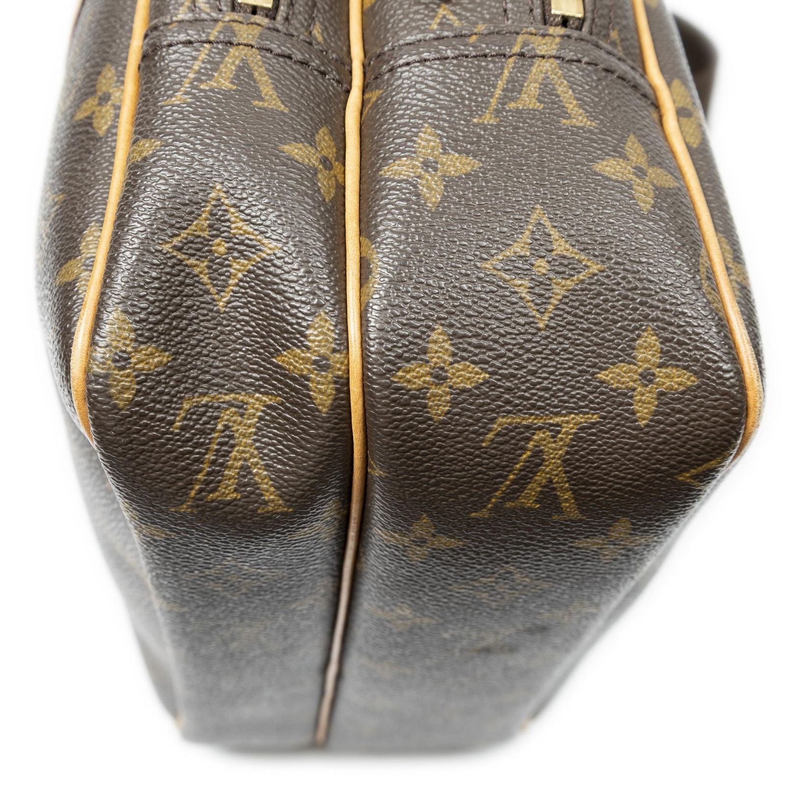 Louis Vuitton Reporter Brown Monogram Canvas Shoulder — view 8
