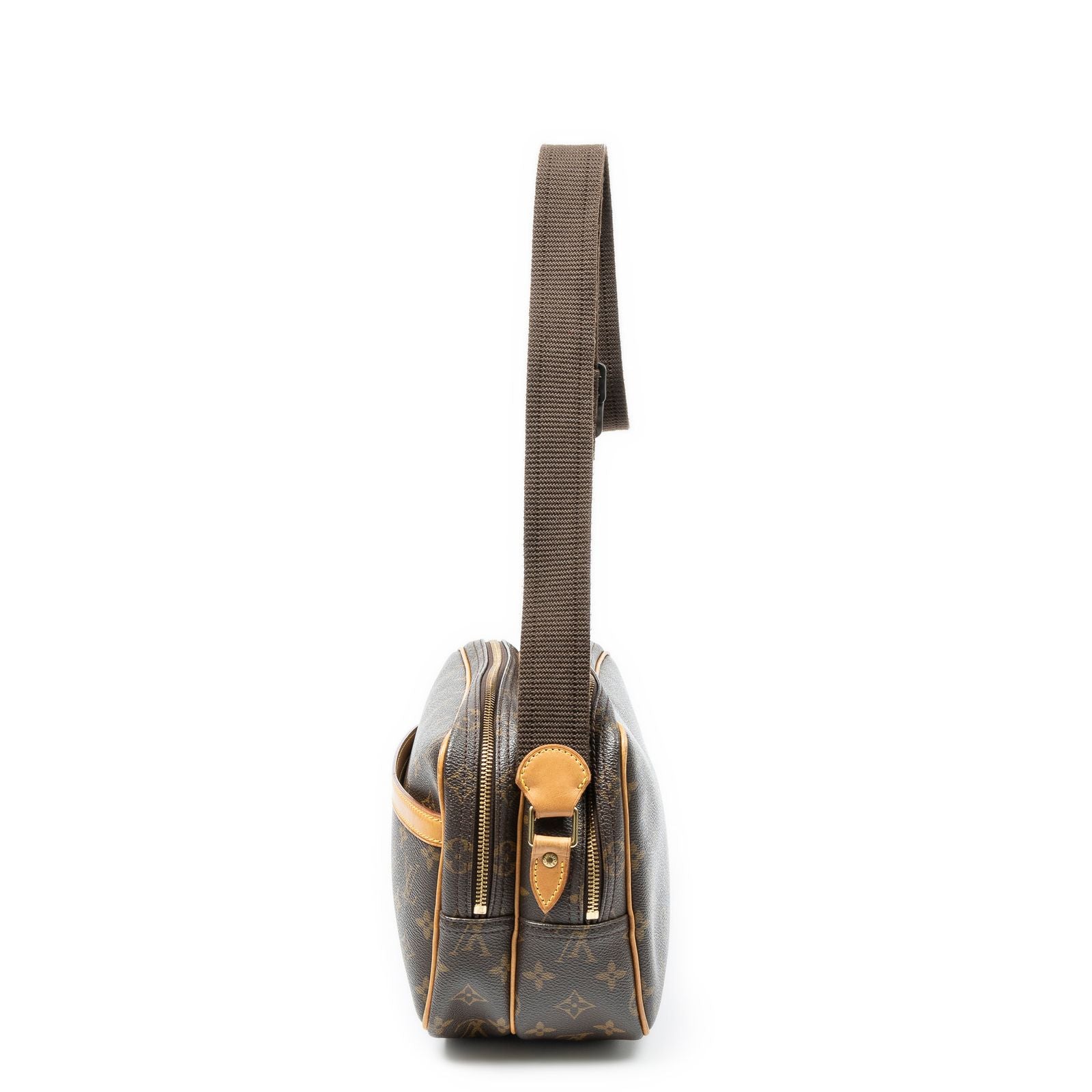 Louis Vuitton Reporter Brown Monogram Canvas Shoulder — view 3