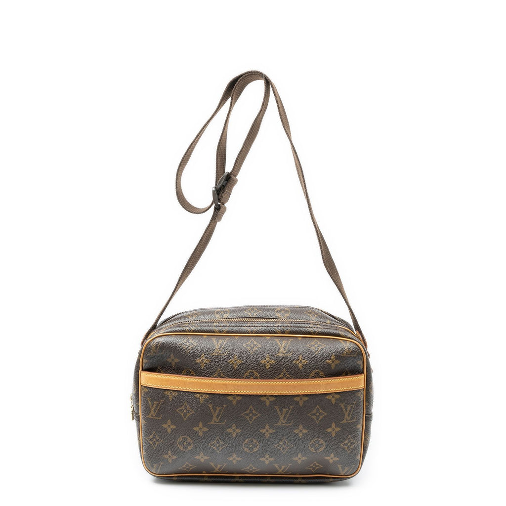 Louis Vuitton Reporter Brown Monogram Canvas Shoulder