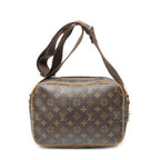 Louis Vuitton Reporter Brown Monogram Canvas Shoulder — view 5