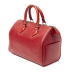Louis Vuitton Speedy Red Epi Handbag — view 2