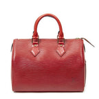 Louis Vuitton Speedy Red Epi Handbag