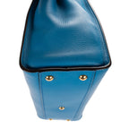 Fendi Peekaboo Blue Selleria Leather Shoulder — view 7