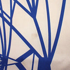 Chanel CC Logo Geometric Scarf Silk Beige Blue Included — view 6