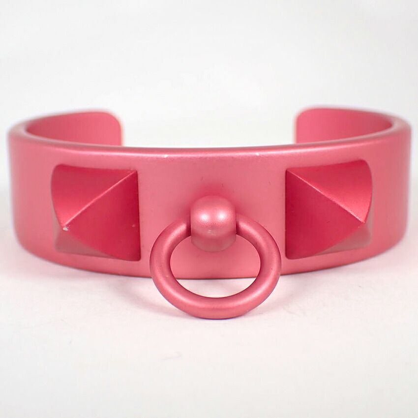 Hermes Collier de Chien Medallion Bangle Bracelet — view 5