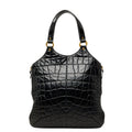 Saint Laurent Metropolis Croco Tote
