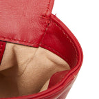 Gucci GG Marmont Crossbody Chain Shoulder Bag Quilted Red Gold Leather — view 9