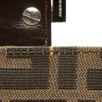 Fendi Zucca Crossbody Shoulder Bag Brown Canvas Leather — view 9