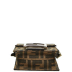 Fendi Zucca Crossbody Shoulder Bag Brown Canvas Leather — view 3