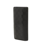 Louis Vuitton Damier Infini Portefeuille Brazza Wallet Onyx Black Leather — view 2