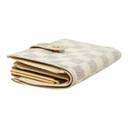 Louis Vuitton Damier Azur Portefeuille Viennois Bifold Wallet White Leather — view 5