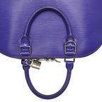 Louis Vuitton Epi Alma PM Handbag Fig Purple Leather — view 8