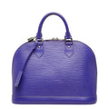 Louis Vuitton Epi Alma PM Handbag Fig Purple Leather