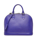 Louis Vuitton Epi Alma PM Handbag Fig Purple Leather