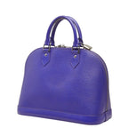 Louis Vuitton Epi Alma PM Handbag Fig Purple Leather — view 2