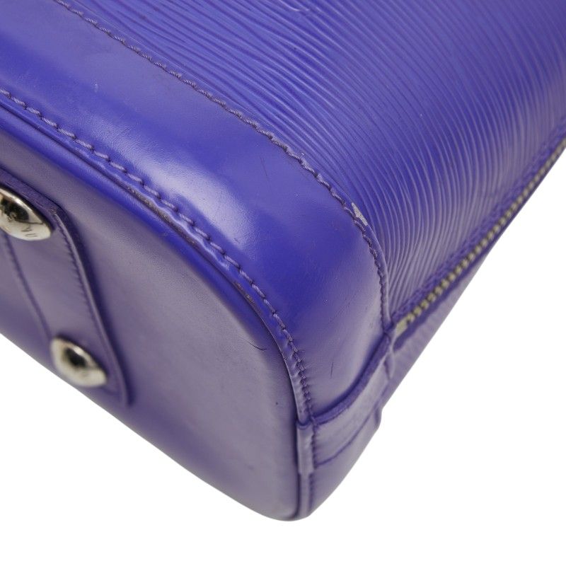 Louis Vuitton Epi Alma PM Handbag Fig Purple Leather — view 4