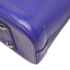 Louis Vuitton Epi Alma PM Handbag Fig Purple Leather — view 4
