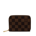 Louis Vuitton Damier Zippy Coin Purse Brown