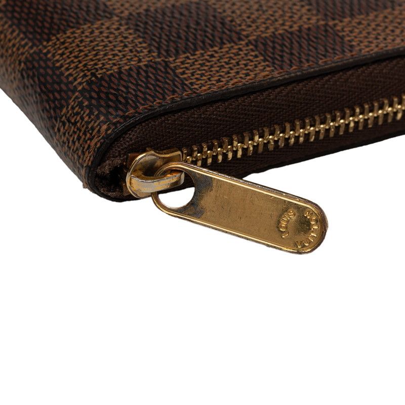 Louis Vuitton Damier Zippy Coin Purse Brown — view 4