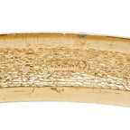 Dior Bangle Black Gold Plated Rhinestone Bracelet — view 5