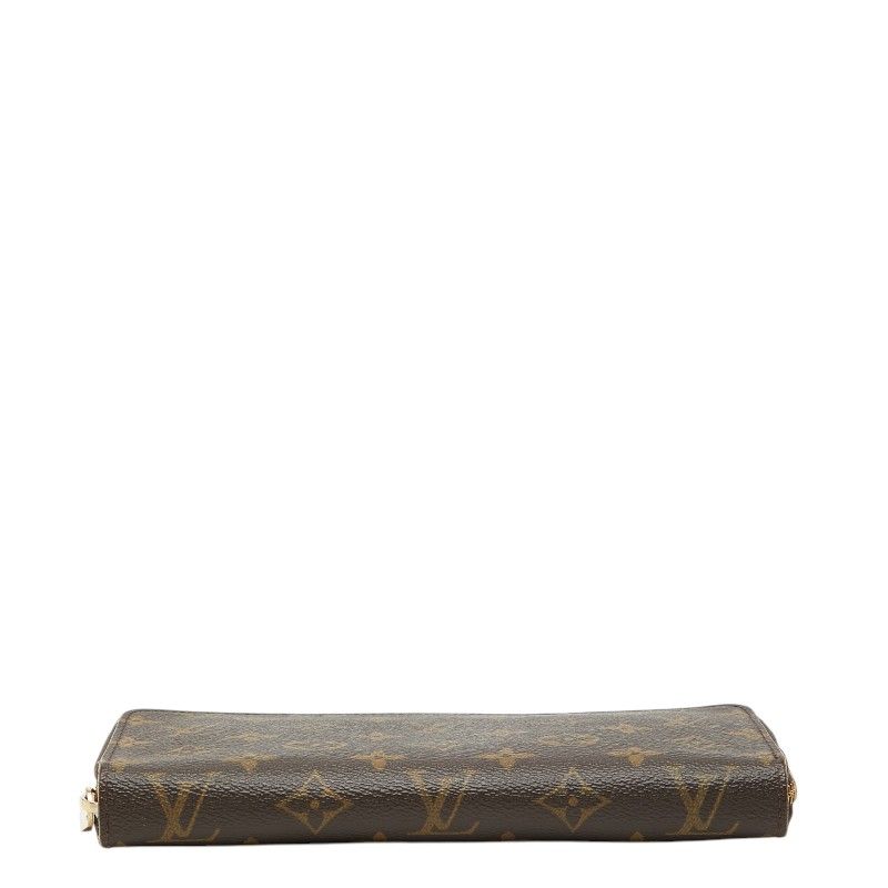 Louis Vuitton Monogram Zippy Organizer Wallet Brown Leather — view 3