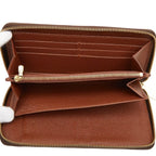 Louis Vuitton Monogram Zippy Organizer Wallet Brown Leather — view 8