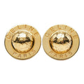 Celine Star Ball Round Earrings Gold Plated