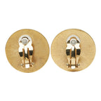 Celine Star Ball Round Earrings Gold Plated — view 2