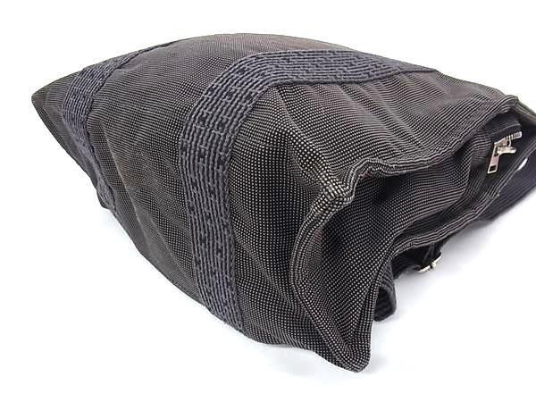Hermes Backpack Her Line a Dos MM Gray Canvas Silver — view 4