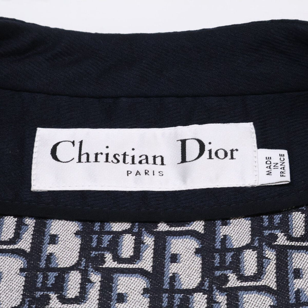 Dior Lining Oblique Logo Star Button Short Sleeve Jacket 36 — view 5