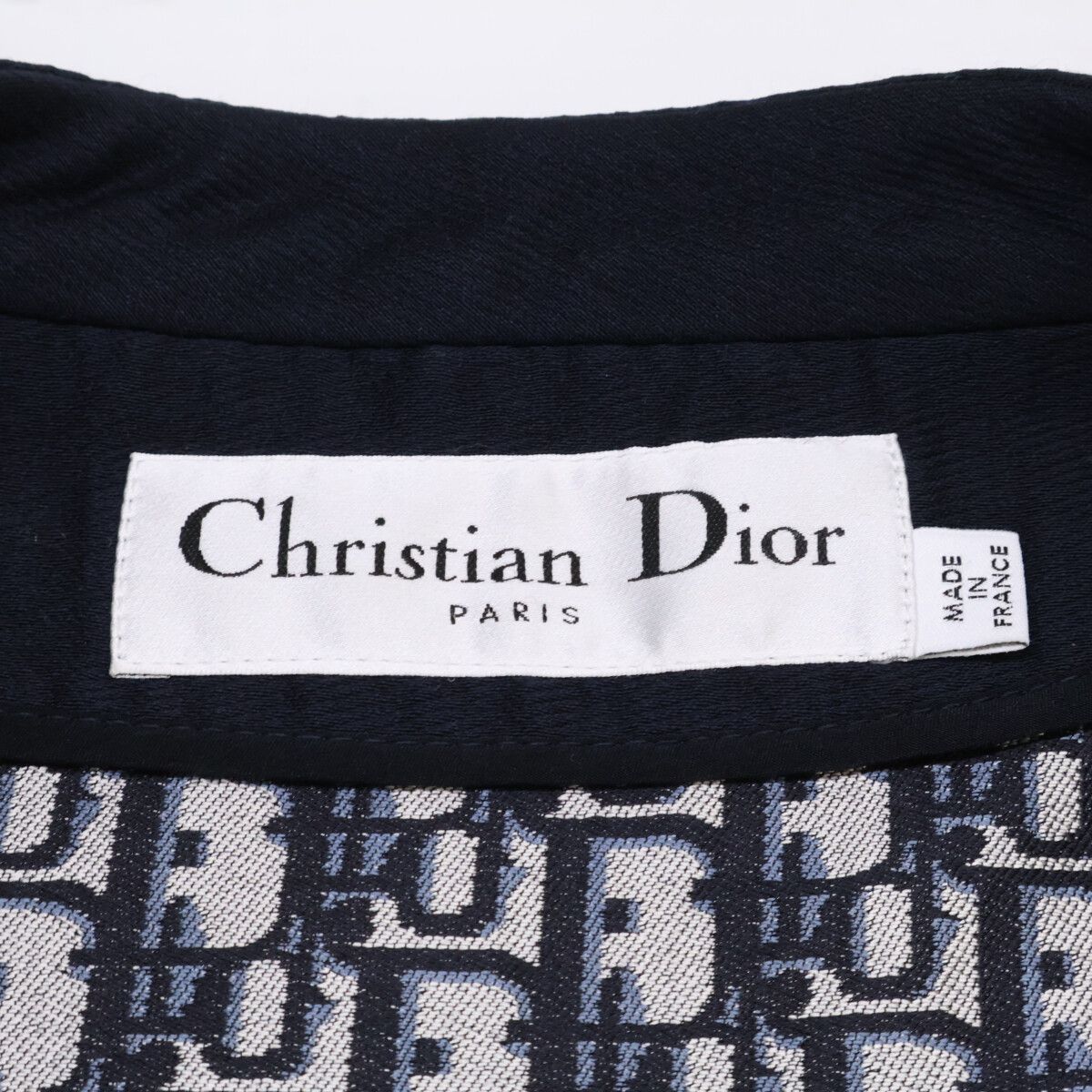 Dior Lining Oblique Logo Star Button Short Sleeve Jacket 36 — view 5