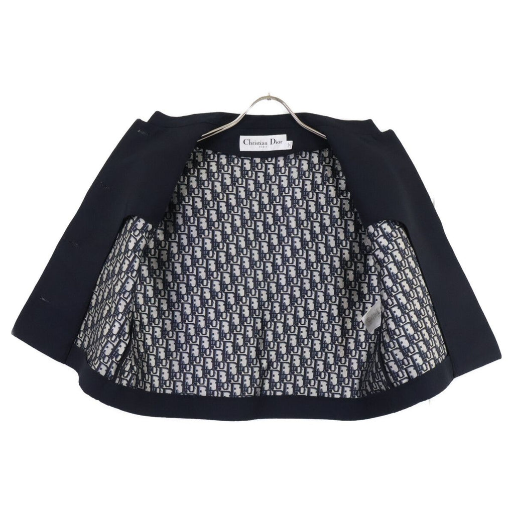 Dior Lining Oblique Logo Star Button Short Sleeve Jacket 36 — view 4