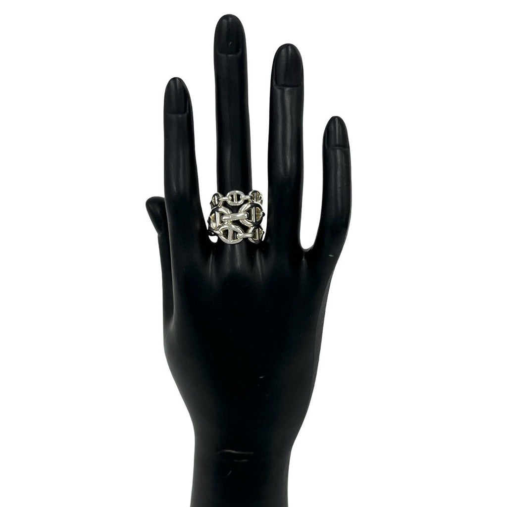 Hermes Enchainee GM Ring 925 Sterling Silver — view 2