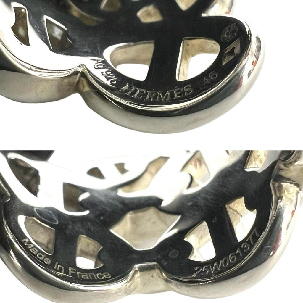Hermes Enchainee GM Ring 925 Sterling Silver — view 3