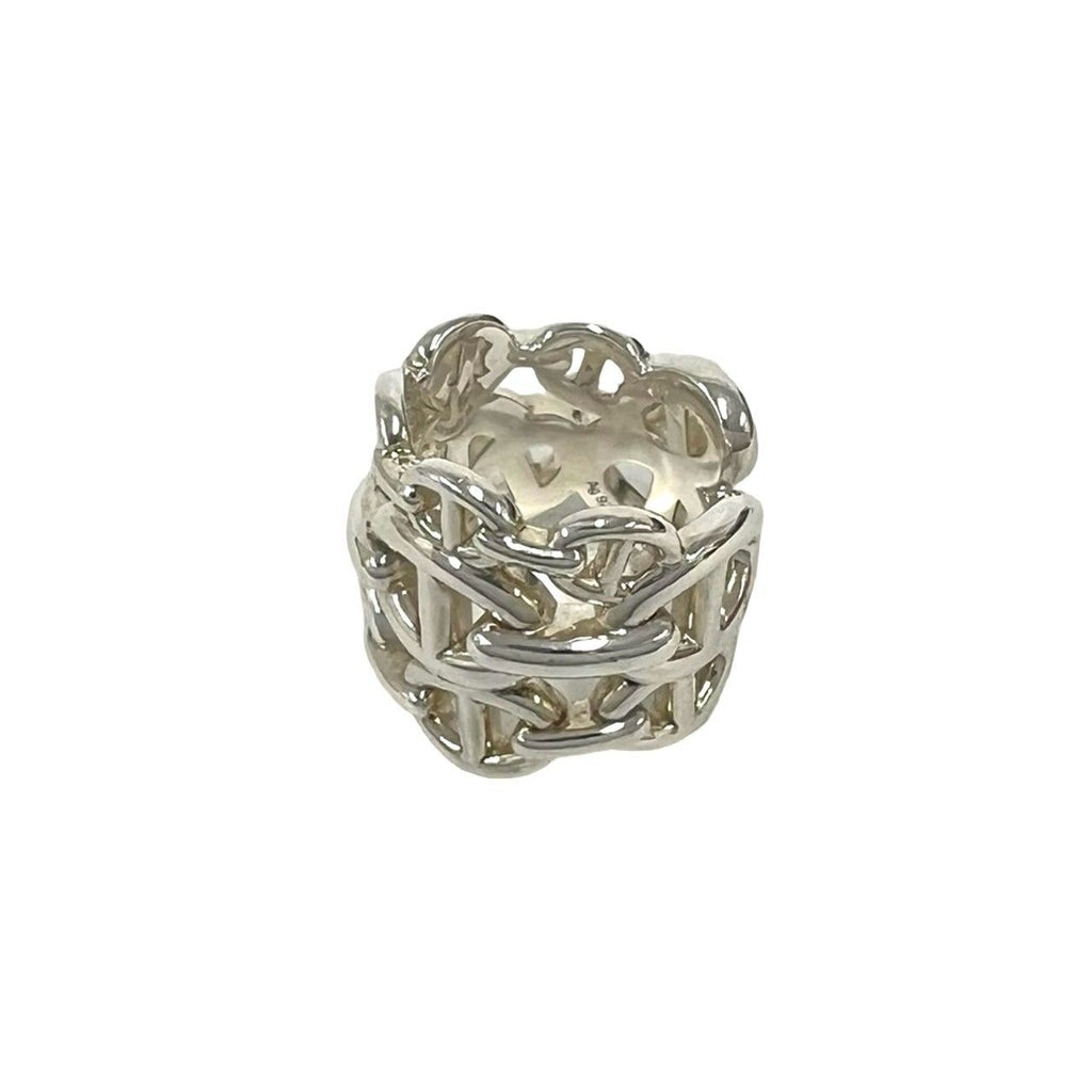 Hermes Enchainee GM Ring 925 Sterling Silver — view 4