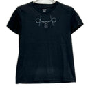 Hermes Black Cartouche Molle Short Sleeve Top 34